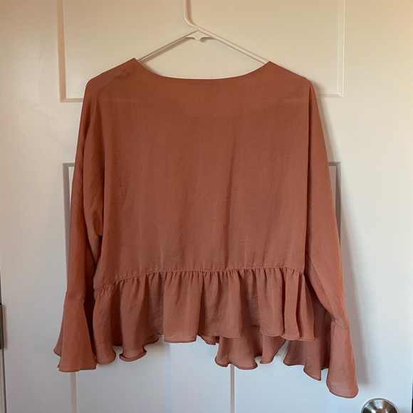 Topshop Ruffled Blouse - Picture 2 of 3